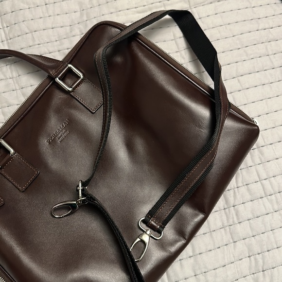 Perfect Persaman Made in Italy Dark Brown Bag! - Picture 11 of 13
